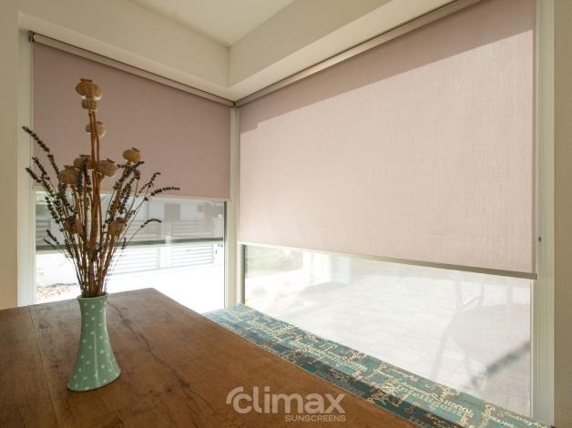 Fabric roller blinds