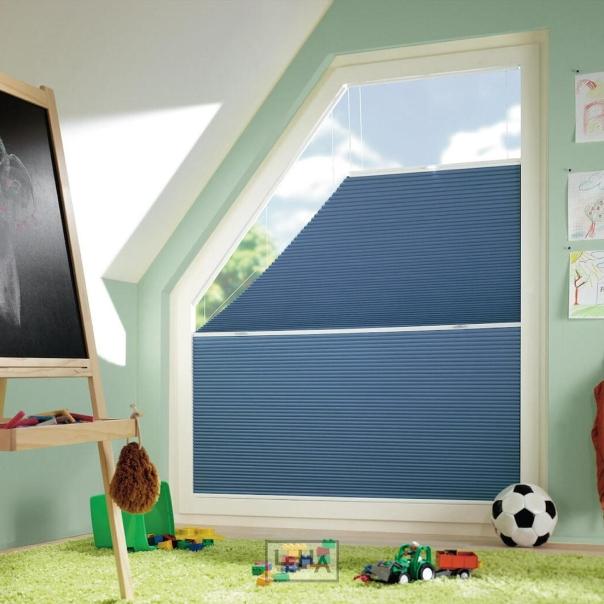 Leha Pleats for atypical window shapes 
