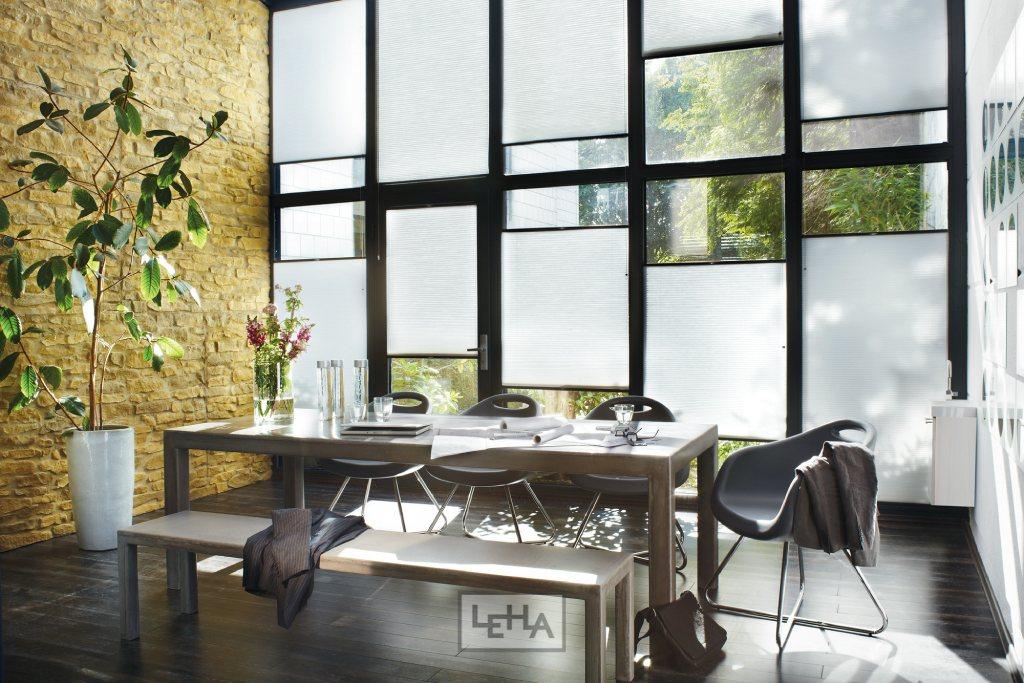 Pleated blinds for conservatories